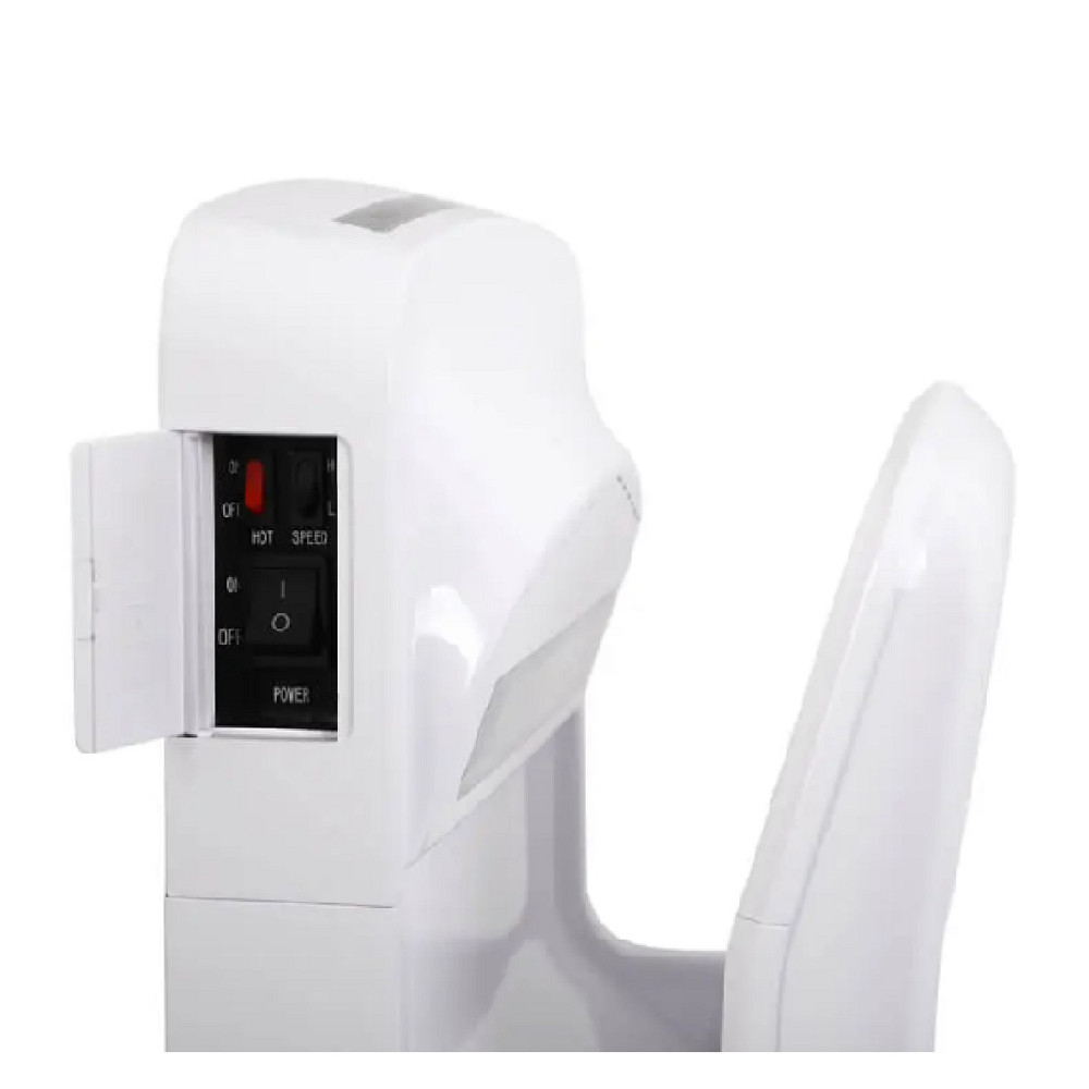 Сушарка для рук HOTEC 11.101 ABS White сенсорна, корпус пластик білий (220В ,1650-2050Вт) Луцк - изображение 5