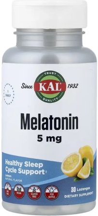 Мелатонін KAL Melatonin 5mg 30 жов таб лимон Київ