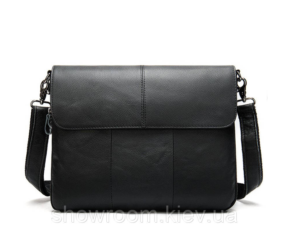 Мужская горизонтальная сумка на плечо Leather Collection (5047) Киев - изображение 1
