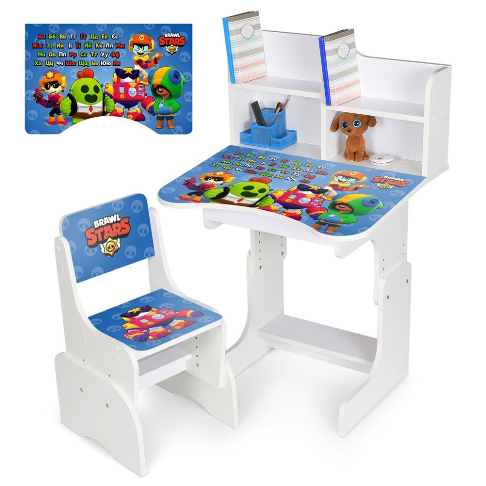 Детская Парта N 2071-12-1 белый, со стульчиком Винница - изображение 1