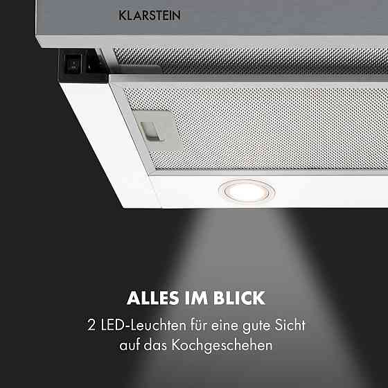 Витяжка з плоским екраном Mariana 60 500 м3/год витяжки LED білий Білий (Німеччина, читати опис) Рівне