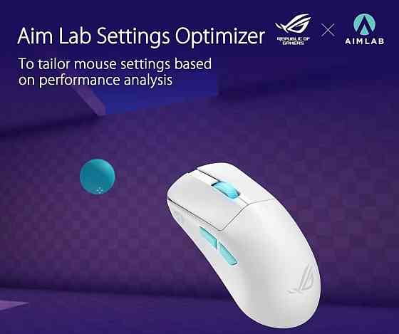 ASUS ROG Harpe Ace Aim Lab Edition (White) 1 шт. NEW! Харків