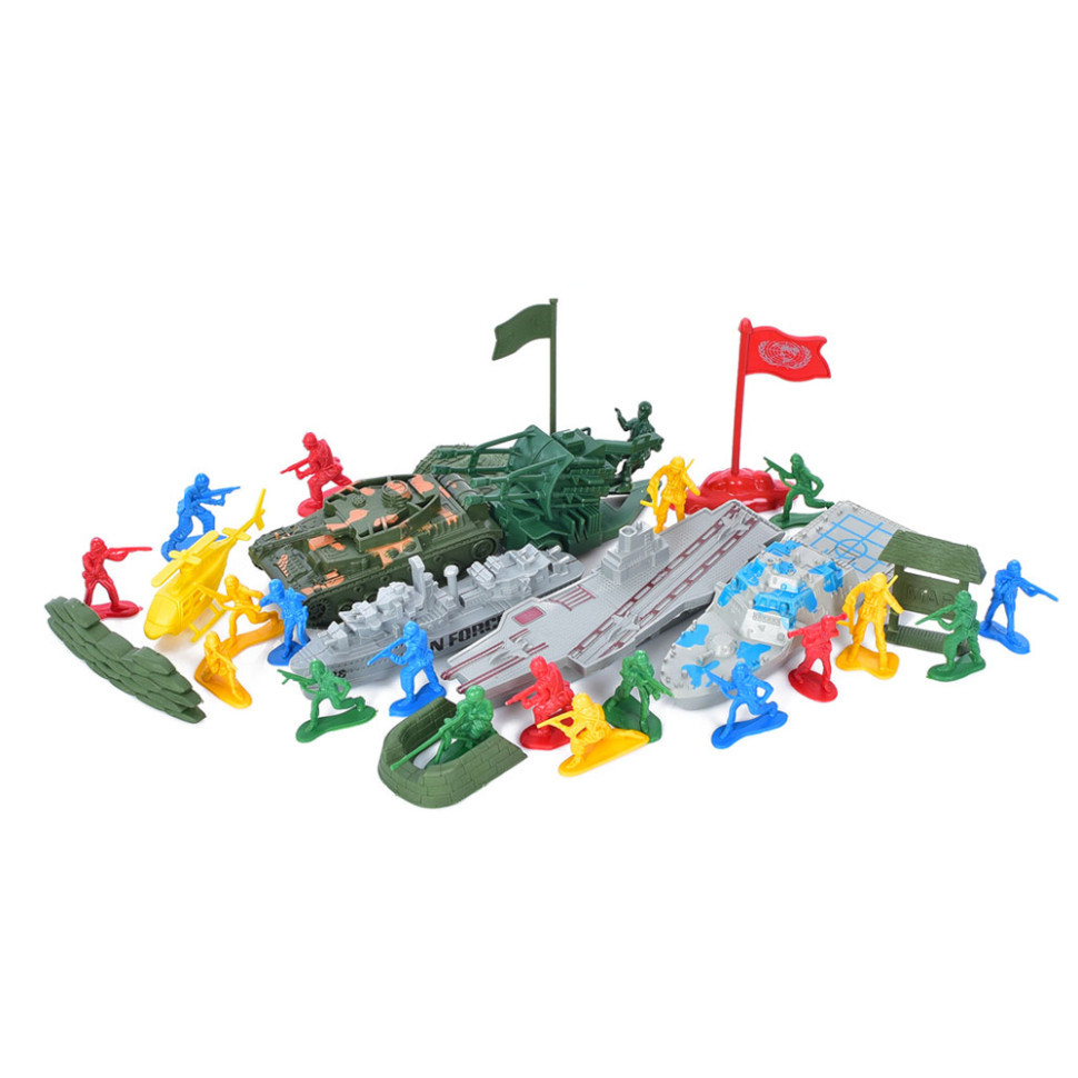 Игровой набор Солдатики Bambi 8899-49-50 с транспортом Вид 2 Винница - изображение 1