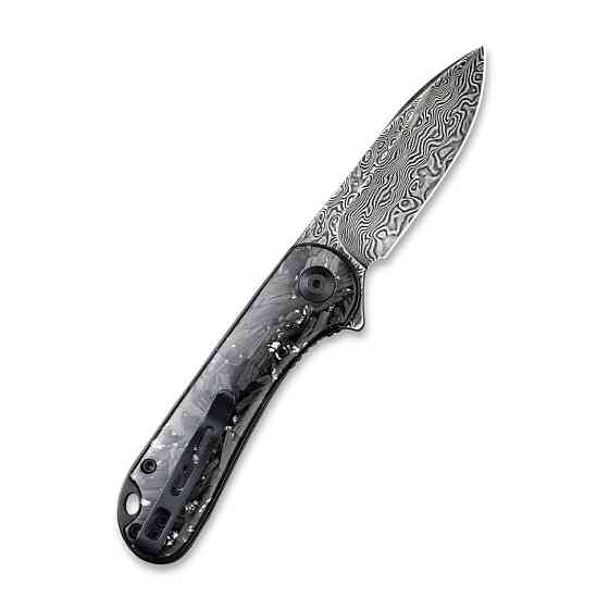 Ніж складаний кишеньковий Civivi Elementum, (7.5 см) Damascus / Carbon Fiber Київ