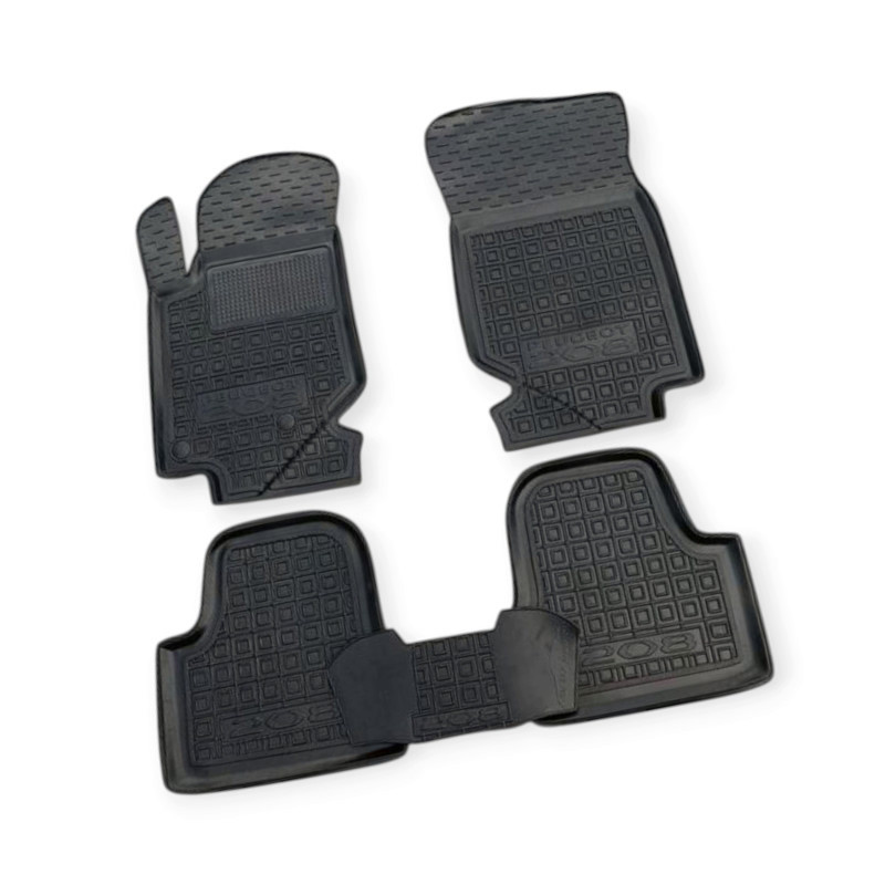 Килимки Пежо 208 2021-> борт 2,5см, з перемичкою салону Мукачево - фото 1