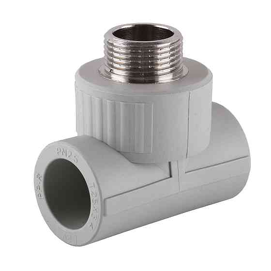 Тройник наружная резьба Vsplast PPR 63х2'' 1016 (000004065) Киев