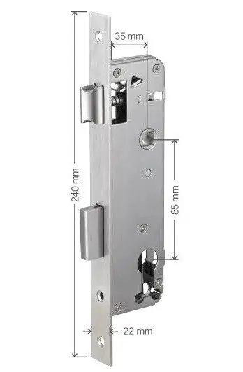 Корпус замка PES 35х85 Киев - изображение 3