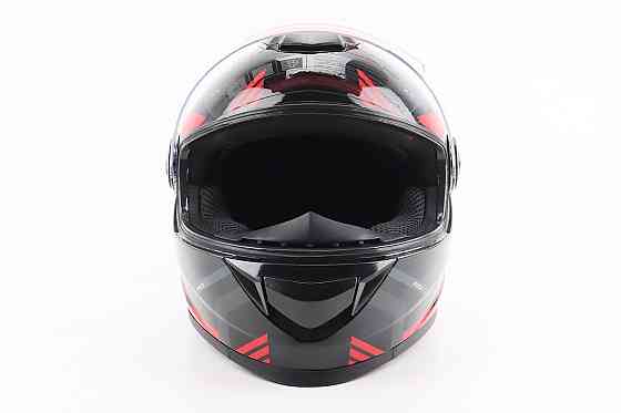 Шолом інтеграл, закритий BLD-М65 S (55-56см), ЧОРНИЙ/ЧЕРВОНО-СІРИЙ Київ