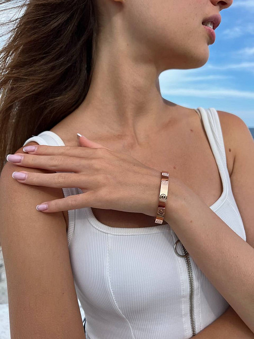 Cartier браслет із викруткою/ браслет позолота з викруткою/В подарунковому пакованні Одеса - фото 4