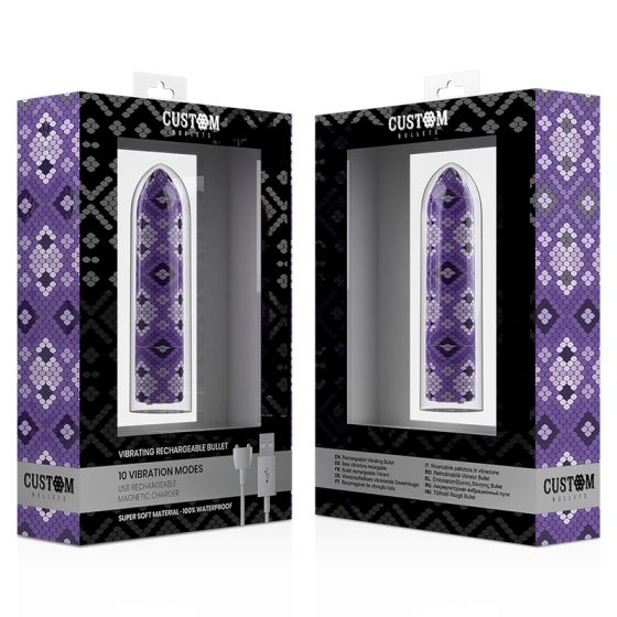 Мощная вибропуля Snake PurpleCustom Bullets (Испания) Sex Aura Киев
