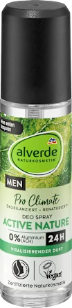Alverde MEN Deo Spray Active Nature 75 ml мужской дезодорант спрей Львов - изображение 1