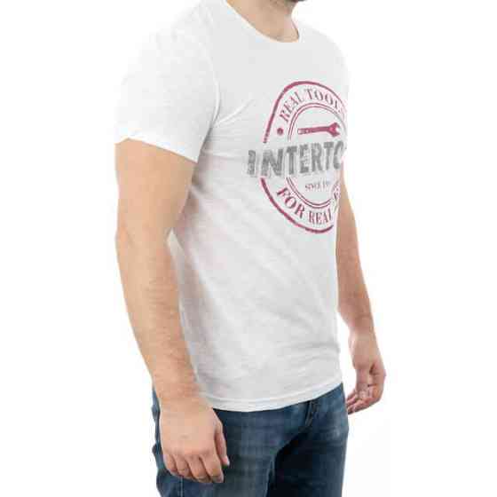 Футболка INTERTOOL світло-сіра меланж, S, 100% бавовна INTERTOOL SP-2211 Киев