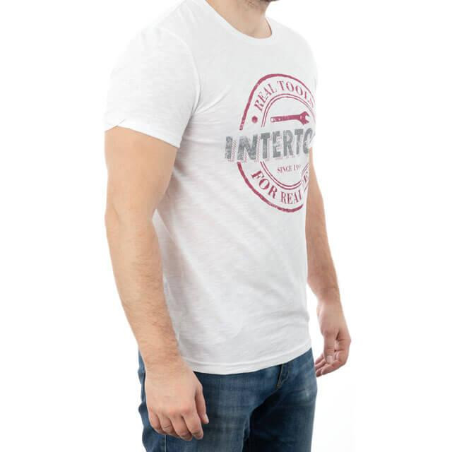 Футболка INTERTOOL світло-сіра меланж, S, 100% бавовна INTERTOOL SP-2211 Київ - фото 3