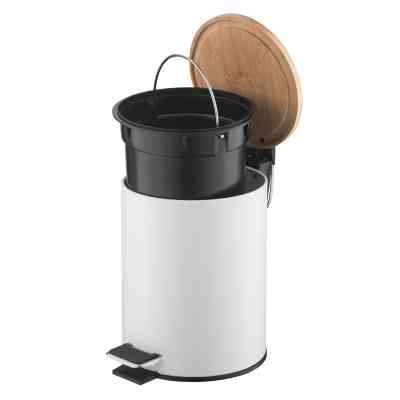 Контейнер для сміття Ardesto Minimalism З педаллю Білий 3 л (ARHB3601WB) Вінниця