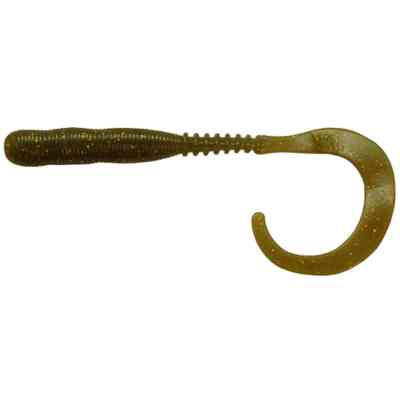 Силикон рыболовный Reins Curly Curly 4" 035 Green Sparkle (15 шт/уп.) (1552.00.36) Винница