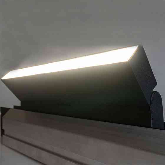 Milight Магнітний світильник лінійний поворотний floodlight чорний 3000К L220mm 12Вт 960Lm 48V Коломыя