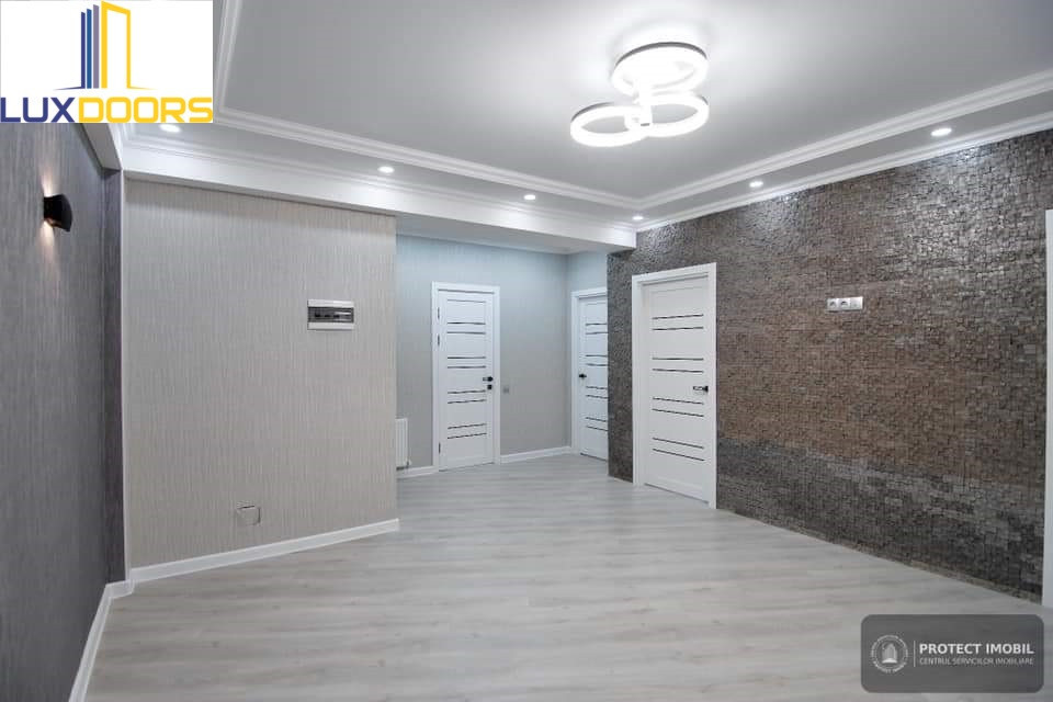 Двери Дублин Белый Полотно с черным стеклом, покрытие VINIL Киев - изображение 4