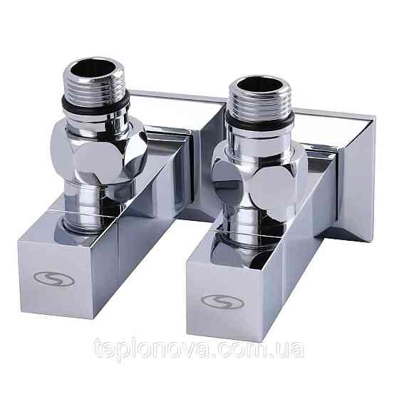 Угловой кран удлиненный Solomon CUBE CHROM 1/2
