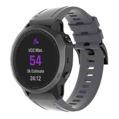 Ремешок для смарт-часов Armorstandart Silicone 20mm для Garmin Fenix 5s/6s Grey (ARM60812) Винница
