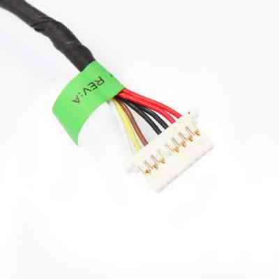 Роз&apos;єм живлення ноутбука з кабелем HP PJ852 (4.5mm x 3.0mm + center pin), 8(7)-pin, 12 см (A49090) Вінниця