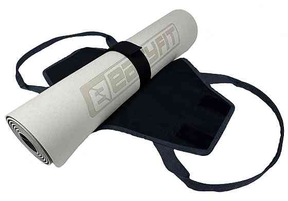 Сумка-переноска EasyFit для йога-килимка Сіра Коломия