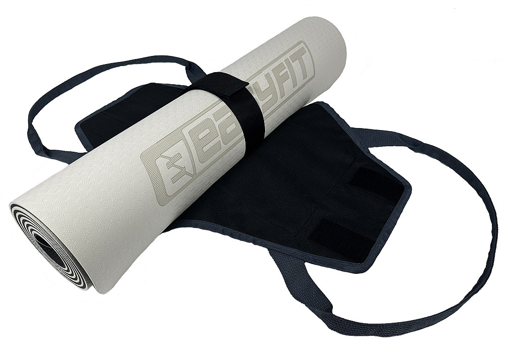 Сумка-переноска EasyFit для йога-килимка Сіра Коломия - фото 4