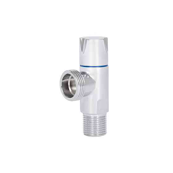 Кран кутовий Thermo Alliance Standart (ручка кругла) з керам.буксою 1/2"Н х 3/4"Н SF342W1520 Київ