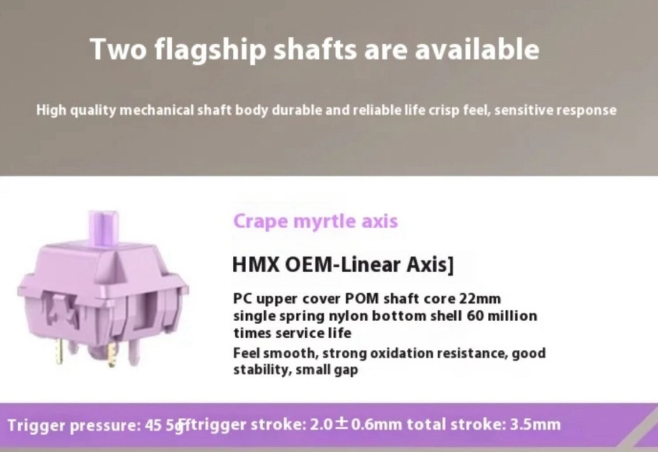 Бездротова ігрова механічна клавіатура wob rainy 75 gasket 75% Київ - фото 1