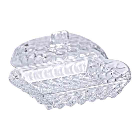 Yiwu Маслянка для вершкового масла 17х10.5х8 см з кришкою зі скла HP-YH-46 Київ