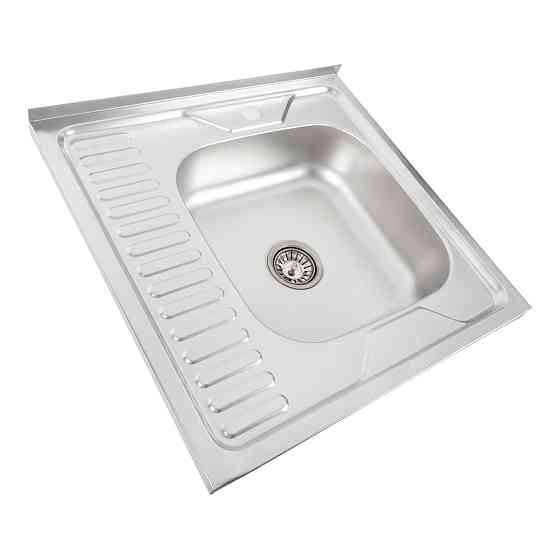 VALESO Кухонна мийка з нержавіючої сталі Valeso ДЕКОР 6060 R (0,7/160 мм) Київ