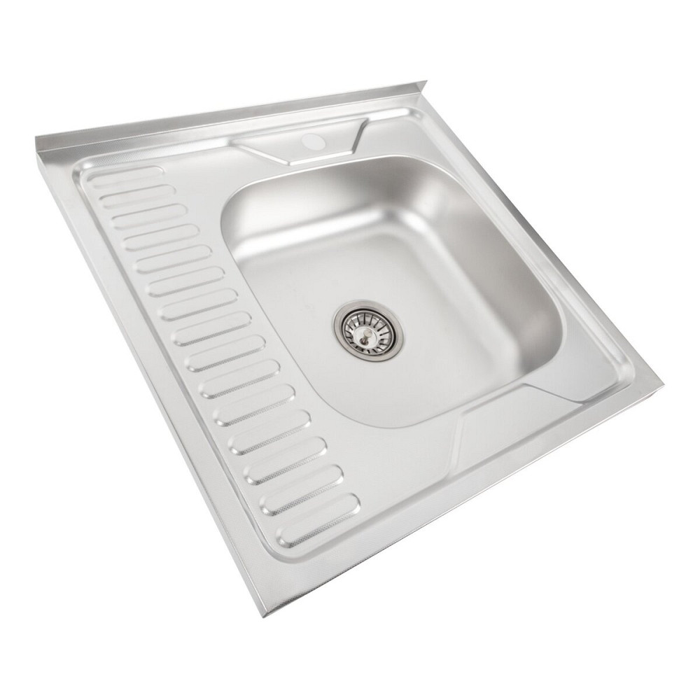 VALESO Кухонна мийка з нержавіючої сталі Valeso ДЕКОР 6060 R (0,7/160 мм) Київ - фото 2