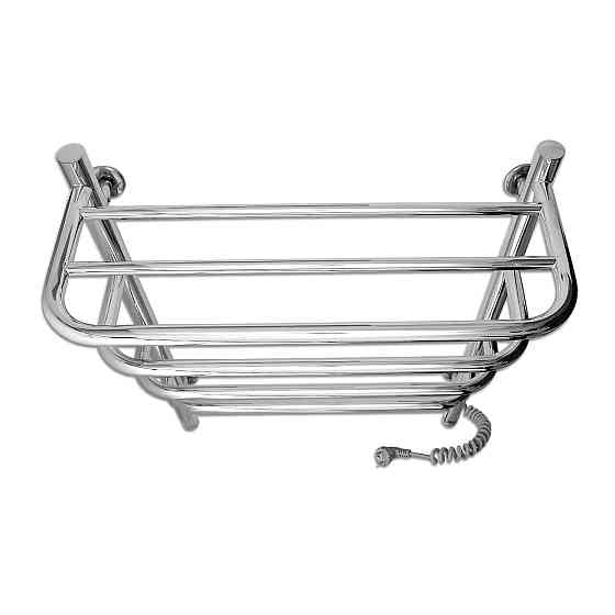 Электрический полотенцесушитель Laris Стандарт П5 500Х660 Э с полкой (правое подкл.) Киев