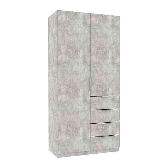 Шкаф Кристалл 1, Бетон, 1000х520х2100 Львов