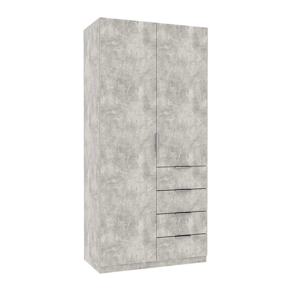 Шкаф Кристалл 1, Бетон, 1000х520х2100 Львов - изображение 1