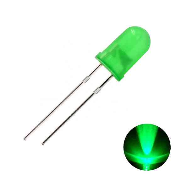 LED світлодіод 3мм 1.8-2В 20мА зелений 1000 шт – комплект діодів для пайки, підсвітки та індикації MasterSem Київ