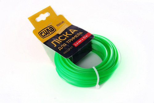 Леска для триммера 2,7мм квадрат 15м СИЛА Киев - изображение 1