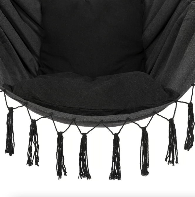 Подвесное кресло гамак комфортное бразильское кресло для отдыха в квартире или на улице Di Volio Fira графіт Киев - изображение 7