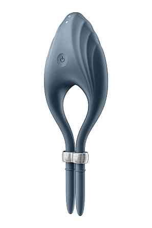 Ерекційне віброкільце-ласо Satisfyer Duelist Dark Blue, 10 режимів, потужний мотор Sex Aura Київ
