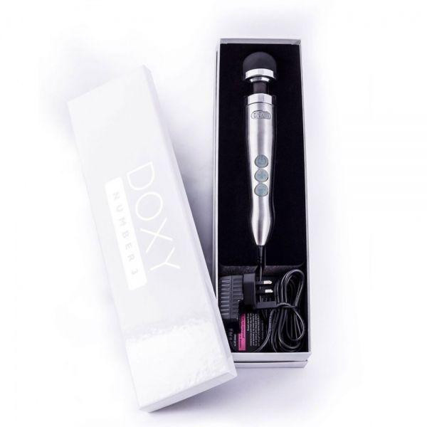 Вибромассажер-Микрофон DOXY Number 3 Satin Finish, Silver Sex Aura Киев - изображение 3