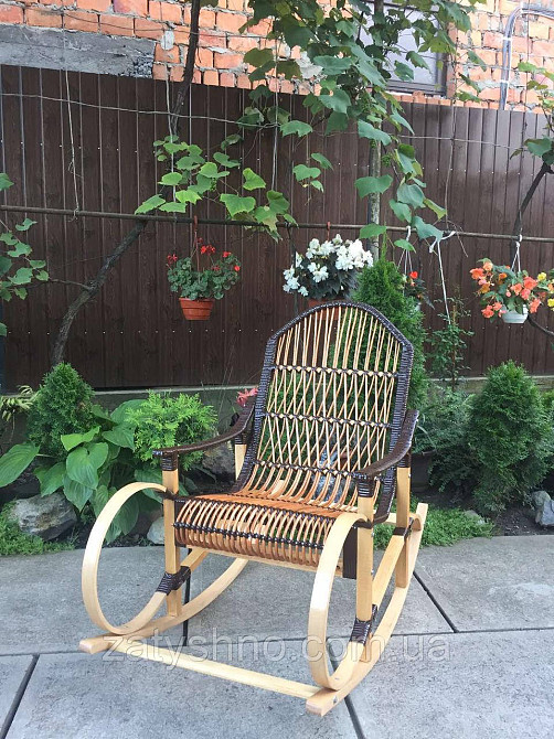 Качалка плетеная из лозы Киев - изображение 6