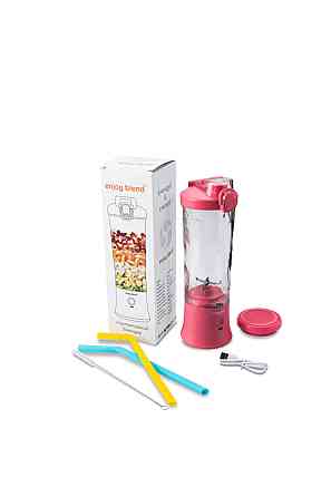 Портативний блендер Enjoy Blend рожевий Львів