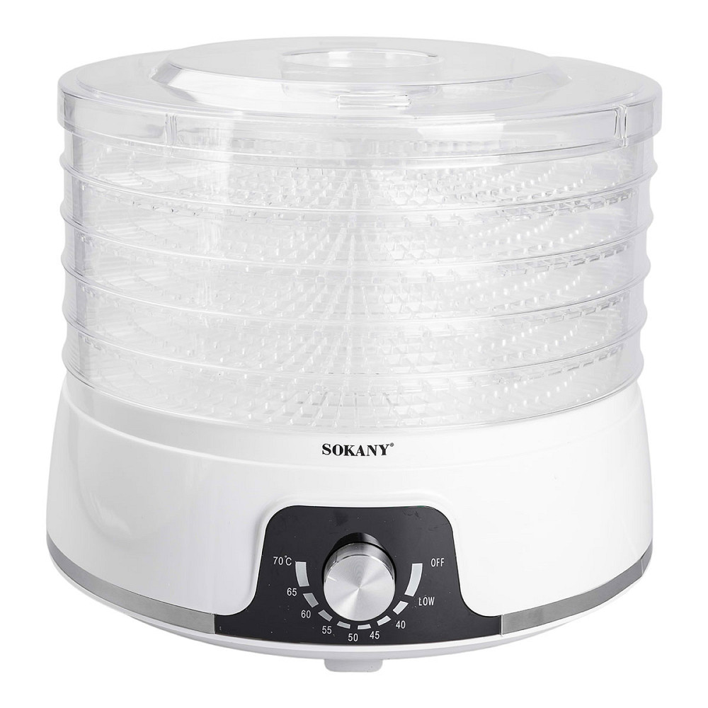Sokany Сушарка для фруктів та овочів електрична 350 Вт 5 лотків Sokany SK-10072 Коломия - фото 5