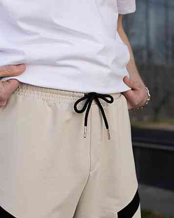 Бежевые летние шорты для мужчин. Повседневные шорты мужские Pobedov Hype Киев