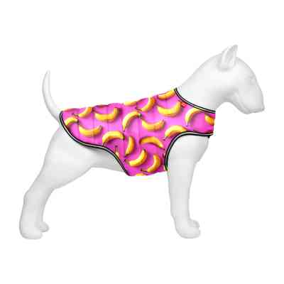Курточка для животных WAUDOG Clothes Бананы на розовом XS (502-4055) Винница