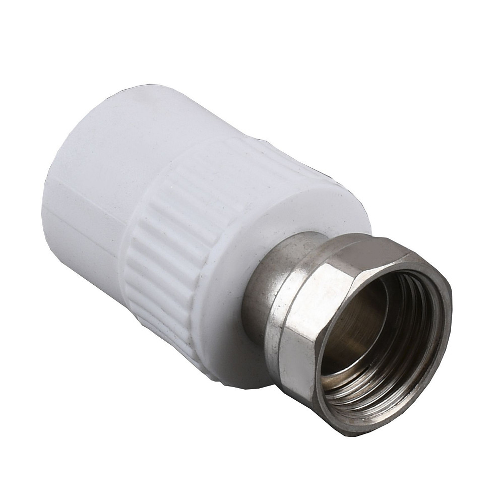 Муфта з накидною гайкою Kalde PPR ф25х3/4 (білий)  12084 Тернопіль - фото 1