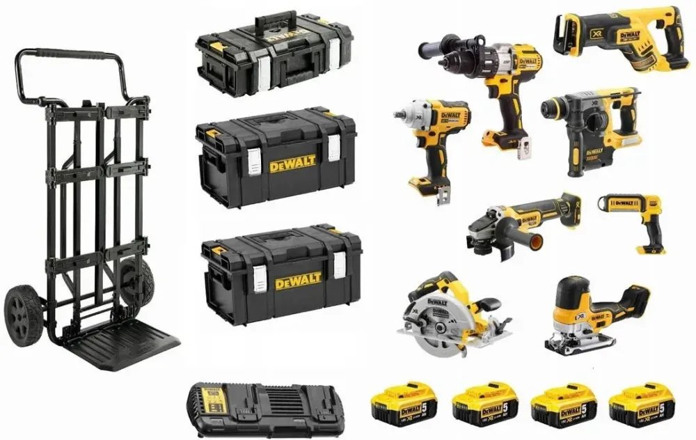 DeWalt Zestaw narzędzi akumulatorowych DCK856P4 BRUSHLESS TOUGH SYSTEM - 4 Акумулятори 18V/5.0Ah Київ - фото 1