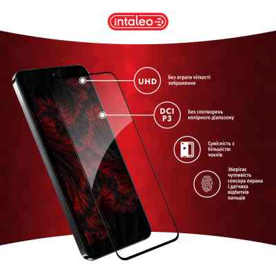 Стекло защитное Intaleo Full Glue Xiaomi 14 Black (1283126591259) Винница