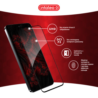 Стекло защитное Intaleo Full Glue Xiaomi 14 Black (1283126591259) Винница - изображение 4