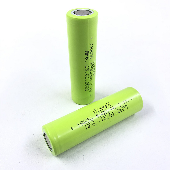 Акумулятор Wimpex 18650 Green 18650/ 3,7v/4000mAh (400 шт/ящ) Київ - фото 1