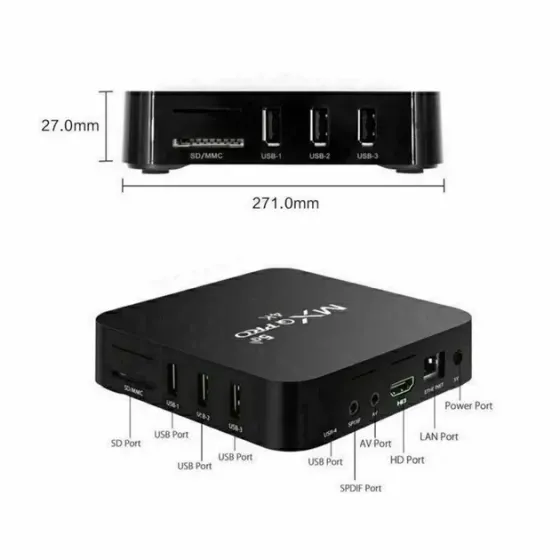 ТВ-приставка Smart TV Box MXQ Pro 4K 5G 4/32gb Коломыя